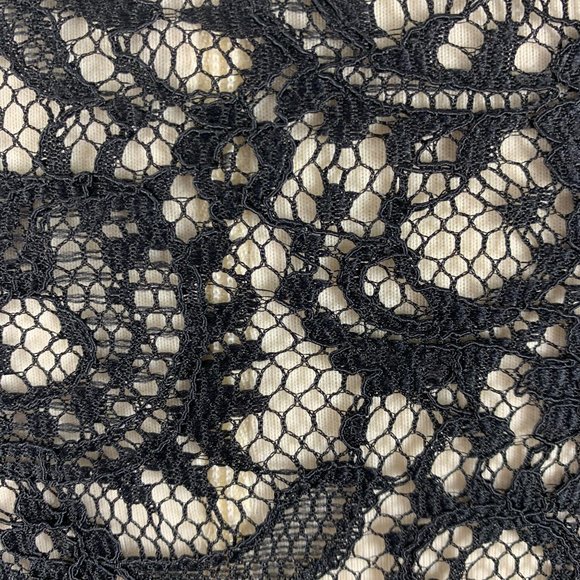 Express Small Blouse Black Lace Romantic S - Picture 5 of 7